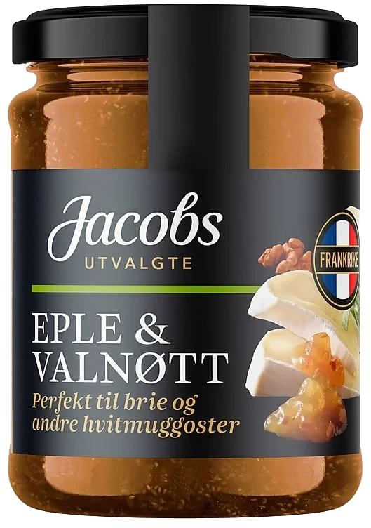 Syltetøy til Ost Eple&Valnøtt 110g Jacobs