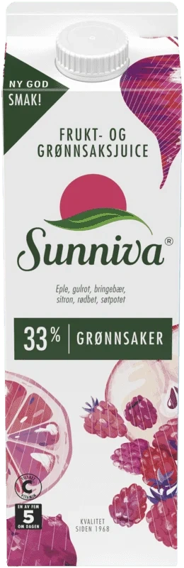 Sunniva Supri Eple/Bringebærjuice 1l