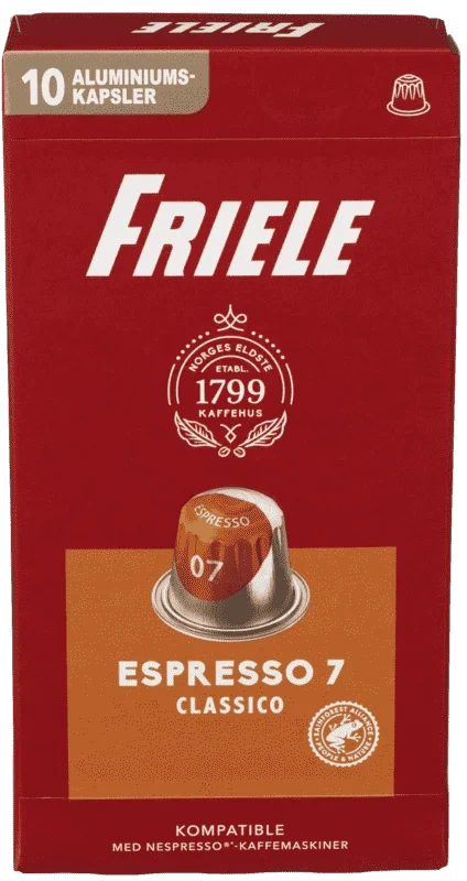 Friele Kaffekapsler Espress 7 Utz 10stk