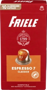 Friele Kaffekaps Espresso 7 10stk