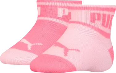 Puma 2pk Mini Wording Sock Rosa 23/26
