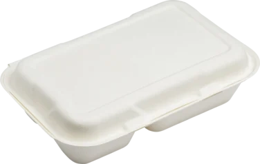 Varmmatboks 2-rom Fiber 1200ml 25.1x16.6x6.3cm