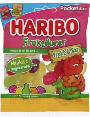 Fruktilurer Frukt & Bær 80g Haribo