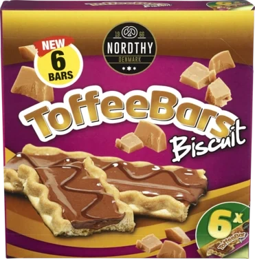 Nordthy Toffee Bars 6-pack 150g