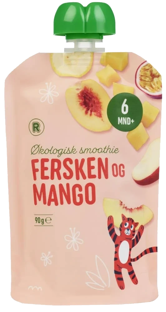 Smoothie med fersken og mango