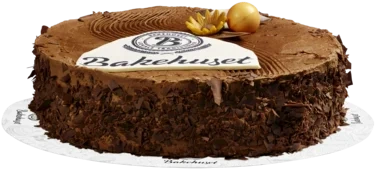 Sjokoladekake m/Bilde 20 Biter 1,9kg Bakehuset