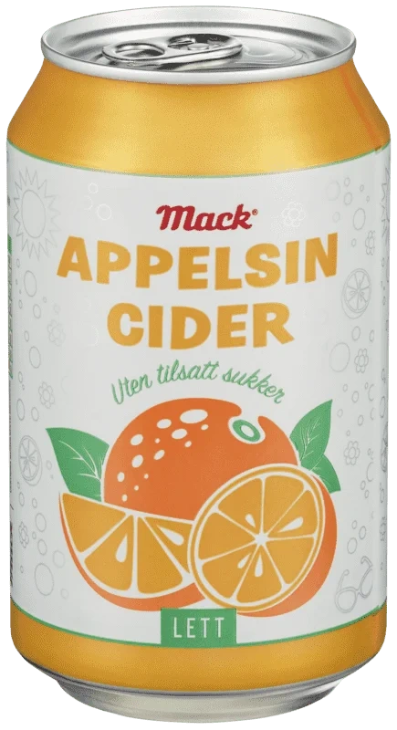 Mack Appelsin Cider Lett 0,33l