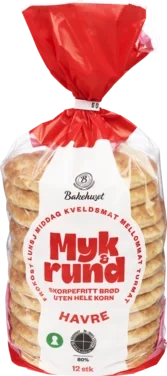 Myk og Rund Havre 10stk Krt