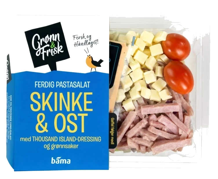 Pastasalat Skinke&Ost 330g Grønn&Frisk