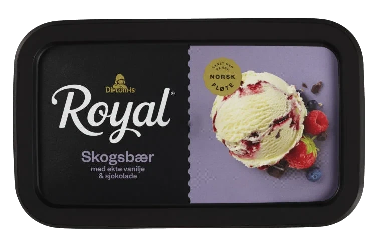 Royal Is Skogsbær&Sjokolade 0.9l Diplom-Is