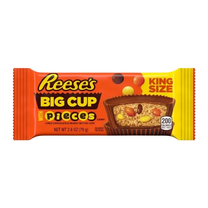 Reese's Peanut Butter Cups with Reese's Pieces King Size 79 g