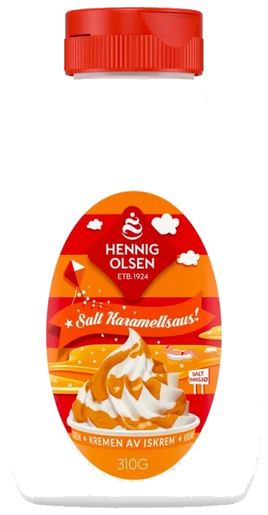 Salt Karamellsaus 310g Hennig-Olsen