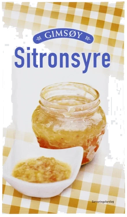 Sitronsyre 23g Gimsøy