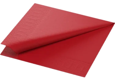 Serviett 3l 33cm 125stk Rød