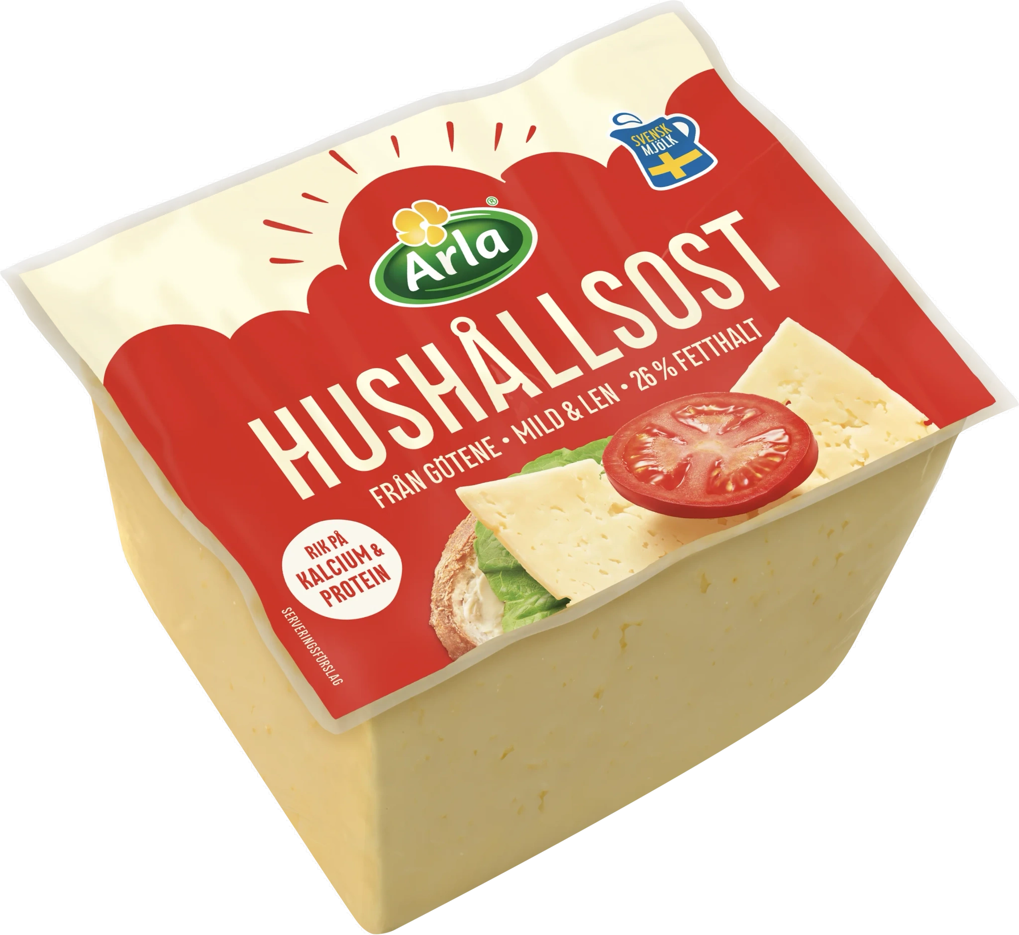 Götene Hushållsost 26% ca 1.2kg