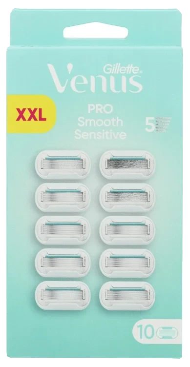 Venus Barberblad Pro Smooth Sens. 10stk Gillette.
