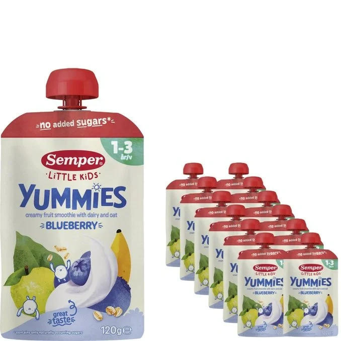Klämmis Yummies Blåbär 12-pack