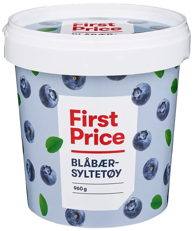 Blåbærsyltetøy 960g First Price