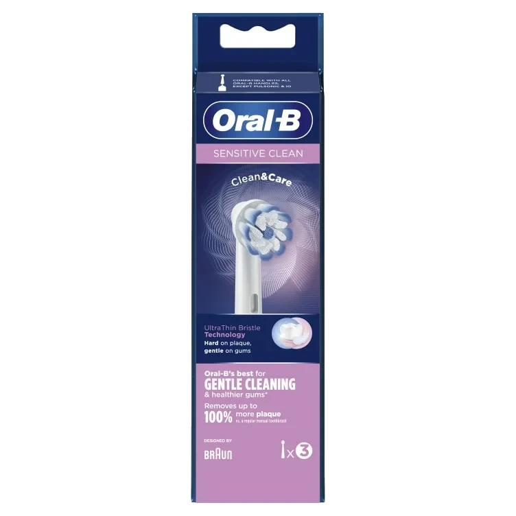 Oral-B Børstehode Sensitive Clean&Care 3pk