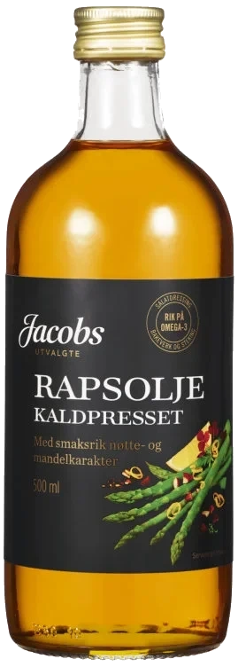Rapsolje Kaldpresset 0,5l Jacobs Utvalgte