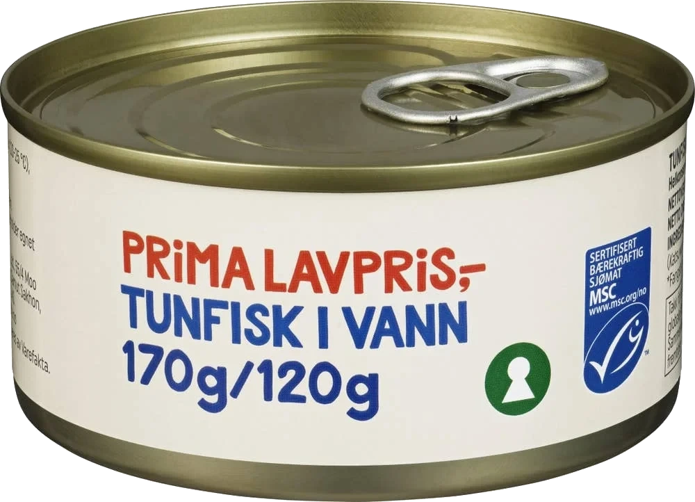 Tunfisk i vann MSC, 170 g
