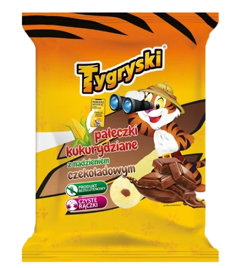 Tommy Tiger Maissnack M/Sjokoladefyll 60g