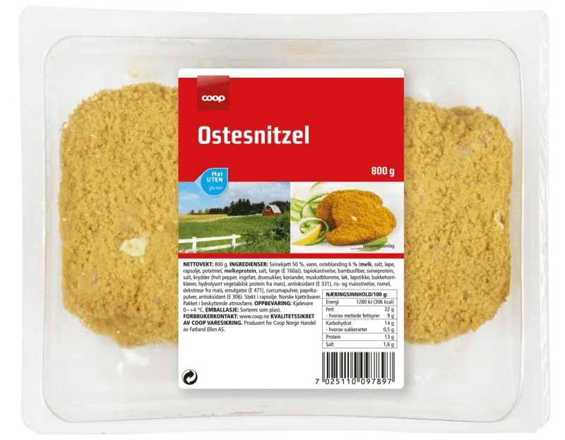 Coop Ostesnitzel 800g
