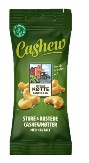 Cashewnøtter Store & Røstede 50g