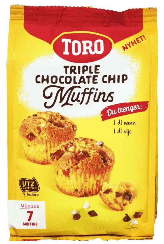 Toro Muffins Triple Chocolate Chips 293g