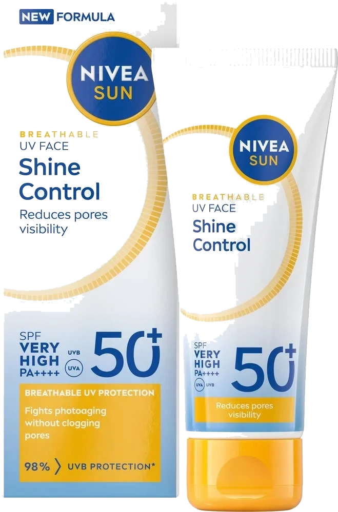 Solskydd Face Shine Control SPF50+