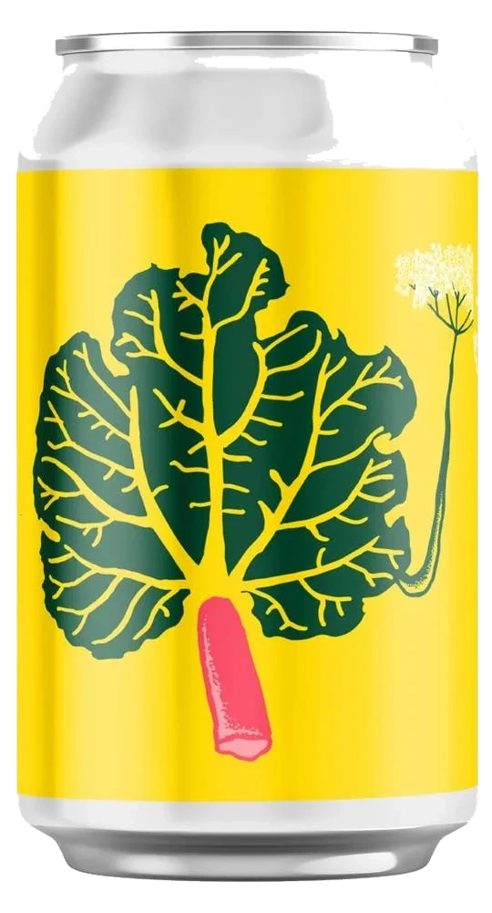 Fruktsmekk rabarbra- og hylleblomstbrus