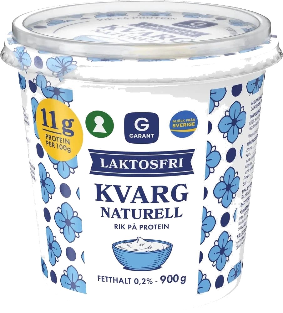 Kvarg Naturell Laktosfri