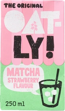 Matcha Havredrikk Strawberry 250ml Oatly