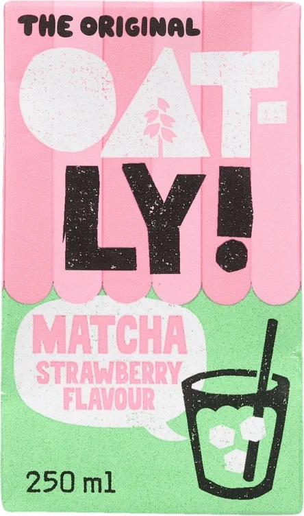 Matcha Havredrikk Strawberry 250ml Oatly