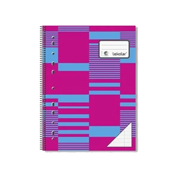 Skrivebok Lekolar Spiral Linjert A4 10 Stk