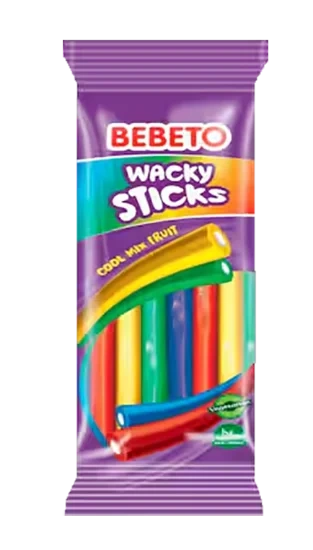 Bebeto Wacky Sticks Cool Mix Fruit 180g