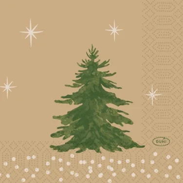 Serviett 3l24cm Humble Trees