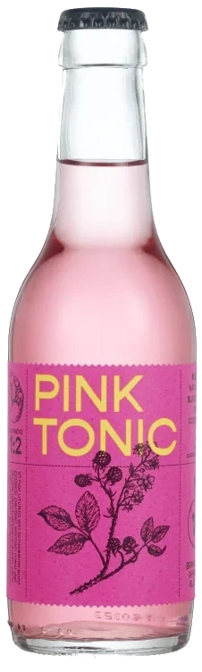 Eliksir Pink Tonic 25 cl med Bringebær, Appelsin og Blåbær