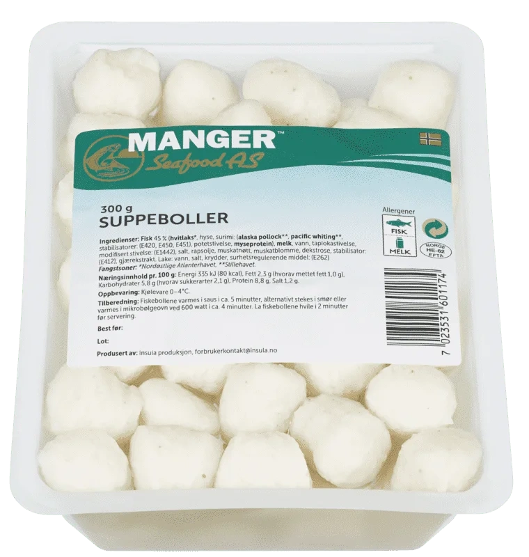 Manger Seafood Suppeboller 300g