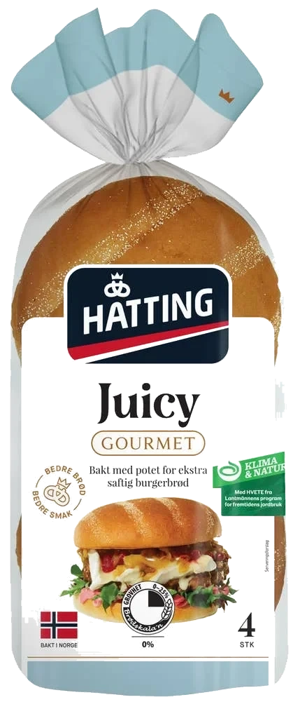 Gourmet Juicy hamburgerbrød