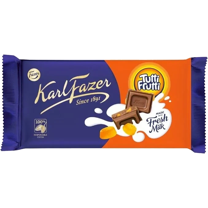 Chokladkaka Tutti Frutti