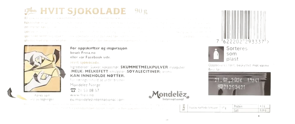 Hvit sjokolade