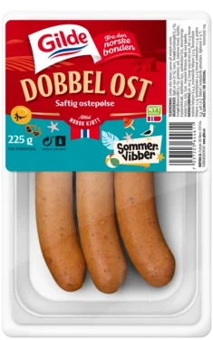 Spesialpølse Dobbel Ost 225g Enh