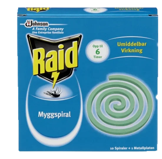 Raid Myggspiral 10stk