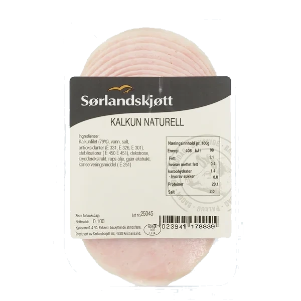 Spis Meg Kalkunfilet Naturell 100g