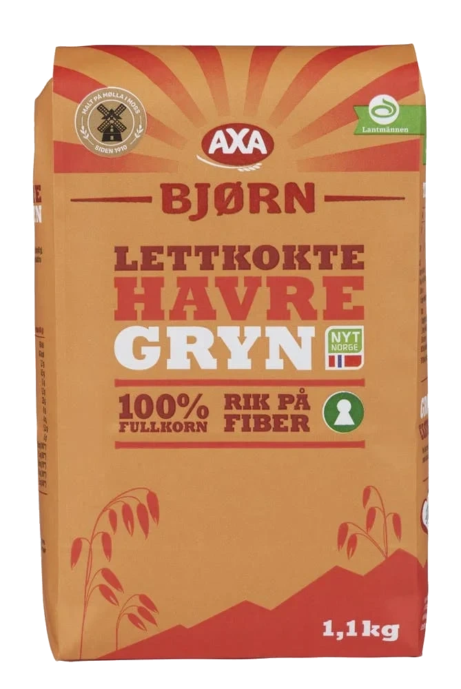 Bjørn Lettkokte Havregryn