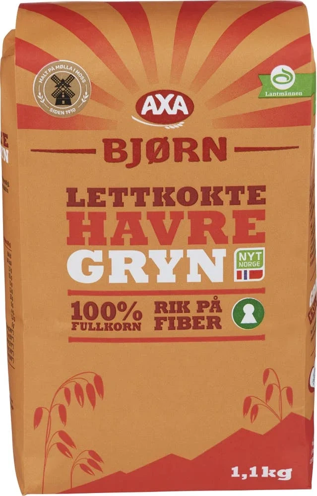 Bjørn Lettkokte Havregryn