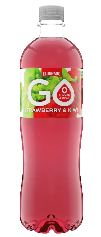 Go Leskedrikk Strawberry&Kiwi 0,8l Eldorado