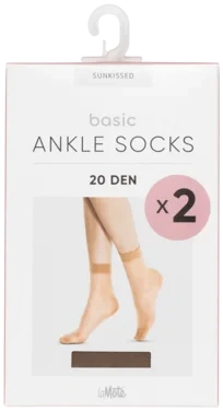 Ankle Socks Basic Sunkissed 36-41 La Mote