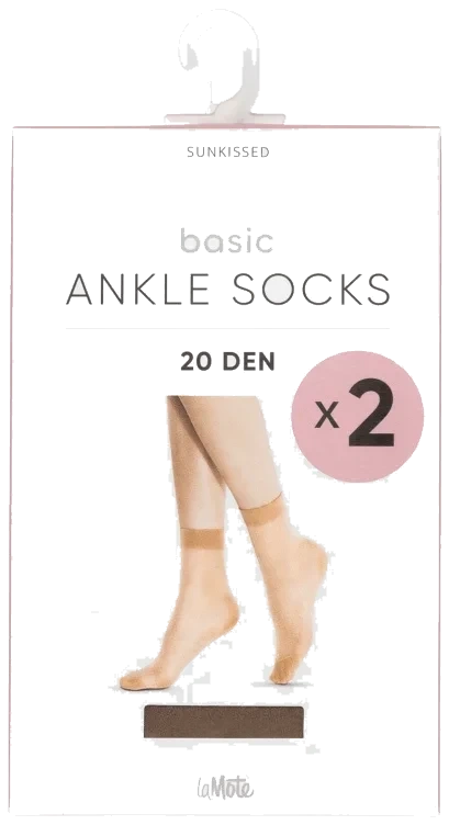Ankle Socks Basic Sunkissed 36-41 La Mote